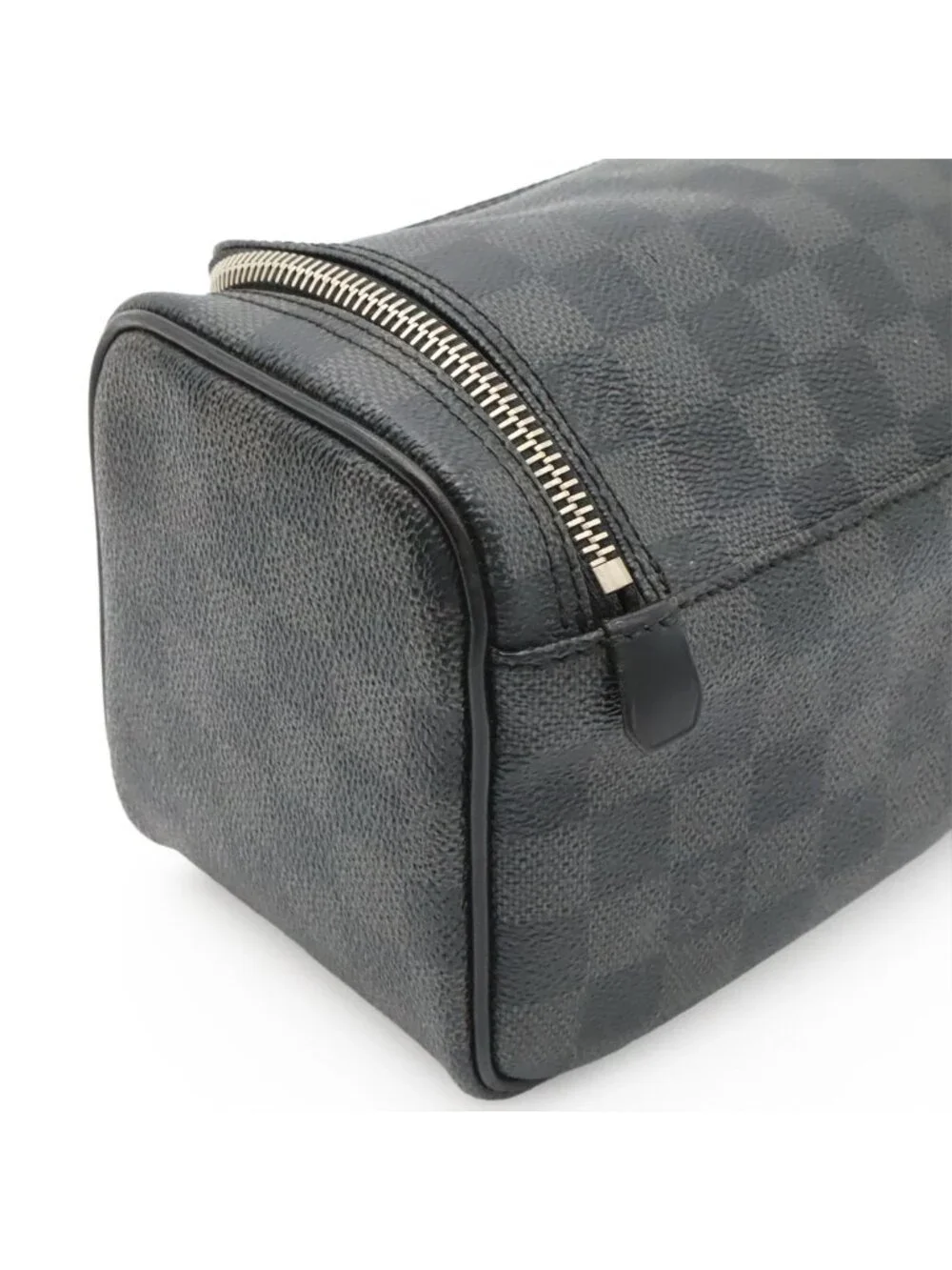 Louis Vuitton Damier Graphite Toilet Pouch Travel Clutch Handbag